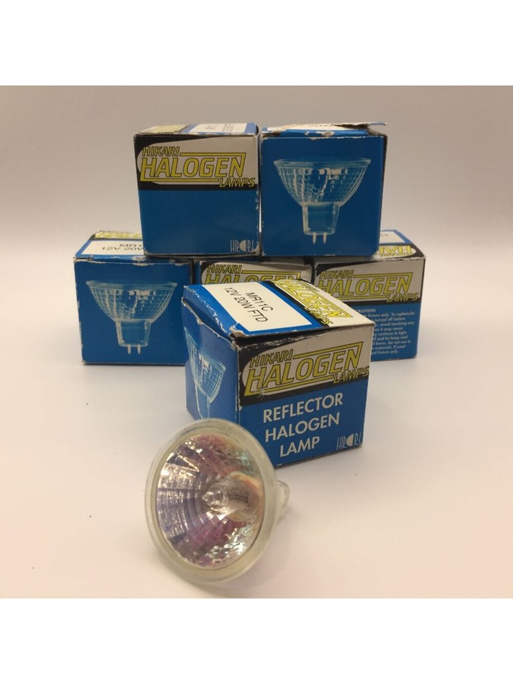 Set 6 Hikari Halogen Lamps 12V 20W Reflector Light Bulb MR11C FTD Accent